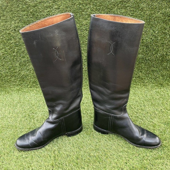 Churchill Women’s English Leather Equestrian Riding Boots Women’s Size 7.5 - Picture 6 of 16